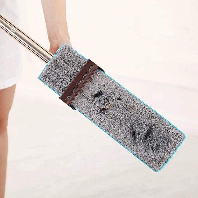 Mop - Microfiber Hard Floor Washable Reusable Flat Mops Cloths Pads Convenient to Clean