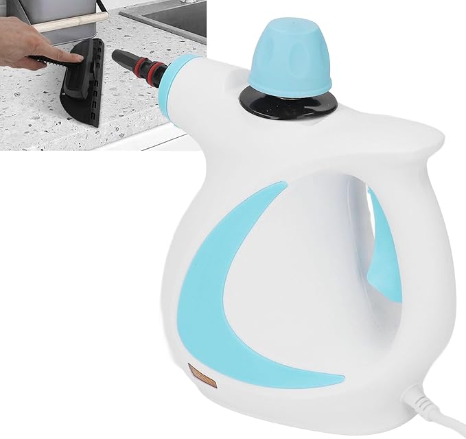 Handheld Steam Cleaner Pressurized Portable Steamer Versatile Steam Washer Steam Cleaner for Cleaning Home Car Floor Upholstery Grout Window Couch Furniture (US Plug 110-120V)