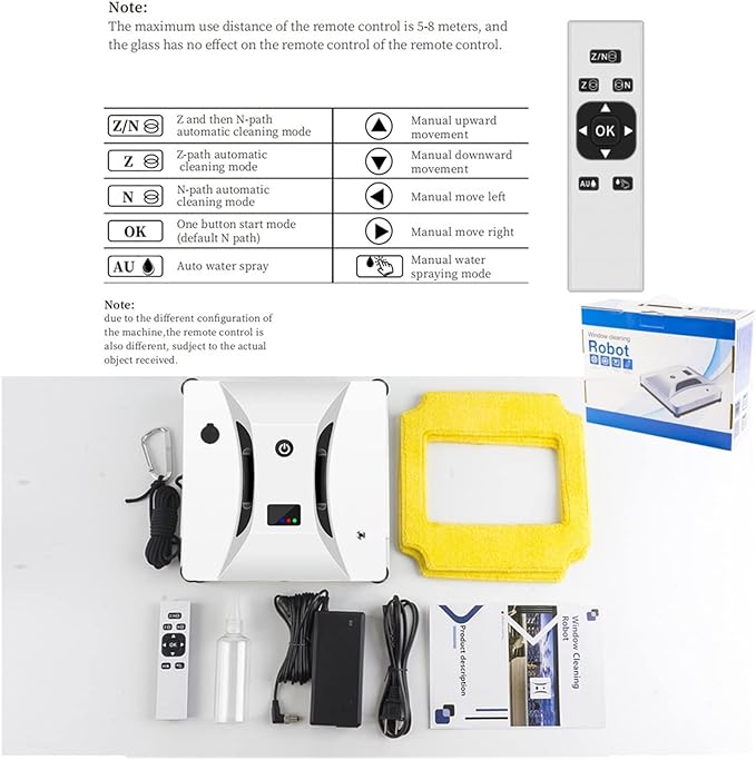 Window Cleaning Robot Square Window Cleaning Robot Electric Window Cleaning Machine Intelligent Magnetic Glass Cleaning Machine Window Cleaner Robot for Window Tiles Bathrooms