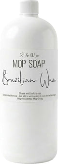 R&ampW CO. Original 32 oz Premium Mop Soap Brazilian Waves Scented Gentle Floor Cleaner for all Surfaces Non-Toxic Pet and Skin Safe Formula Streak-Free Shine