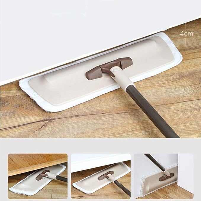 Mop - Hardwood Dust Microfiber Floor Mop Washable Reusable Microfiber Flat Mop