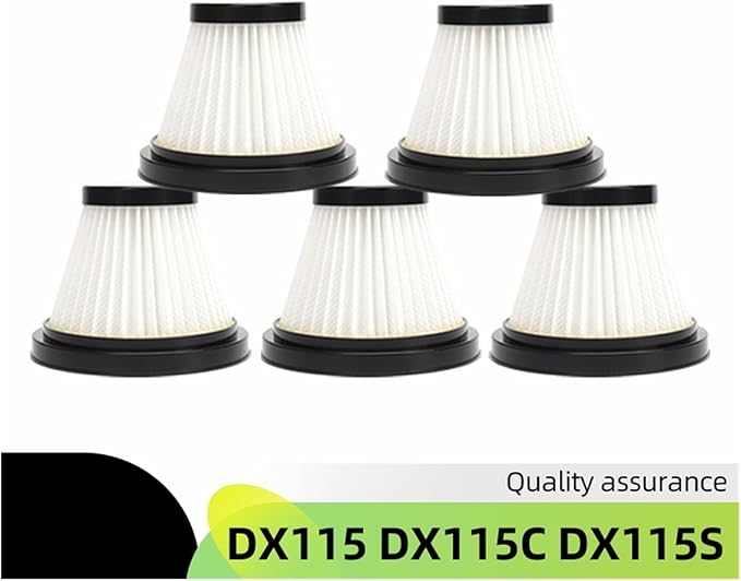 AgaShi HEPA FilterCordless Handheld Vacuum Cleaner Accessories PartsCompatible for Deerma DX115 DX115S DX115C (Color : 10pcs)