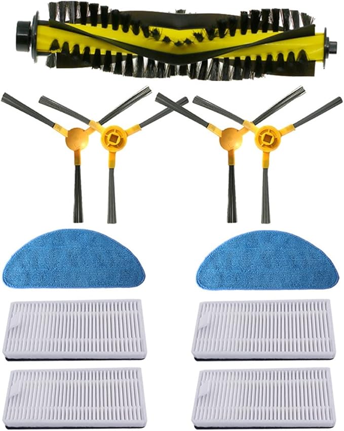 BeNtli Vacuum Cleaner Accessory Replacement PartMain Side BrushHepa FilterMop ClothCompatible for Mamibot Exvac660 / 650 (Color : As Shown 5)