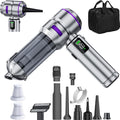Car Vacuum Cleaner High Power 20000Pa – Cordless Handheld Mini Vacuum &amp Air Duster for Car &amp Desk Home Office &amp Camping Ideal Gift for Men &amp Women 6000mAh Battery (Fast Charging Ed