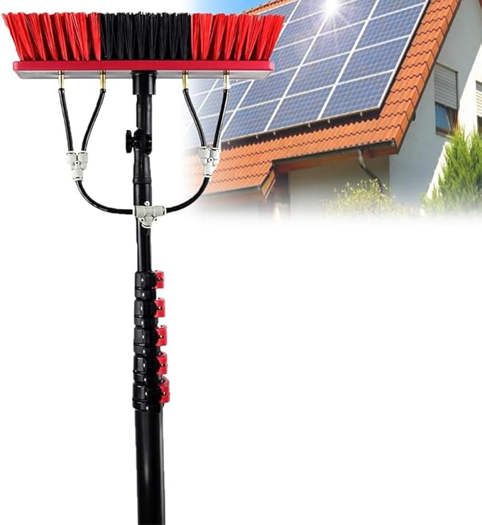 10.8M Telescopic Cleaning Pole Window Cleaning Equipment with Cleaning Tools Indoor and Outdoor High-Level Glass Cleaning Tools.10.8m/36ft