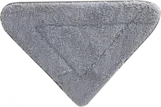 Triangle Mop Replacement Head Uses Lazy Flat Chenille Fiber Mop Dust Remover Cloth to Clean Sanitary Artifact Cleaning Cloths(4PCS Fibre Cloth)