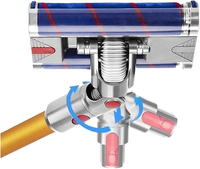 COovs Vacuum Cleaner Double Soft Roller Head Quick Release Electric Floor Head.Compatible for Dyson V7 V8 V10 V11 V15