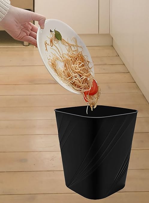 DAJITRE 1.8 Gallon Small Trash Can Wastebasket Recycling Bin 1.6 Gallon Small Plastic Trash Can Wastebasket Recycling Bin