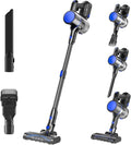 DUMOS Cordless Vacuum Cleaner Lightweight Stick Vacuum Cleaners for Home Powerful Suction &amp LED Lights Rechargeable Battery for Carpets Pet Hair Hardwood Floors