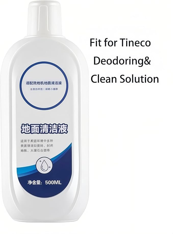 1-5 Bottles Of 500mL Floor Cleaning Solution Compatible With Tineco. Full Range Of Floor Scrubbers Compatible With IFoor ONE/S3/S5/S6/S7 Natural Green Lemon Flavor Cleaning Liquid(500mL 3PC)
