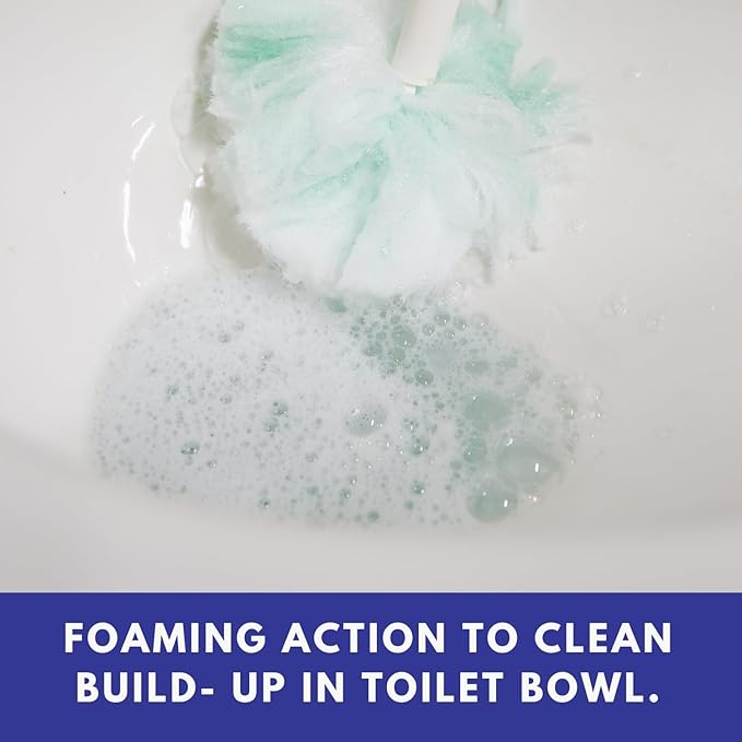 Don Aslett Johnny Mop &amp Foam n Flush Toilet Bowl Cleaner (32 Oz Bottle 2-Pack) Set | Environmentally Friendly &amp Biodegradable Organic Acid Formula Deodorizer | Scratch Free Bowl Swab