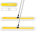 Suclain 2 Pack Dust Mop 43 36 Commercial Dust Mop Floor Sweeper Adjustable Sweeper Mop Dust Mops Industrial Mops Broom with Long Handle for Floor Cleaning Hardwood Tiles Marble Floors(43 Inch)