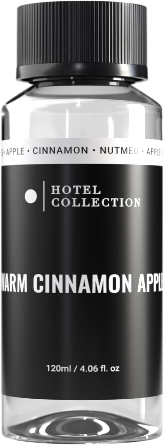 Hotel Collection Diffuser Oil - Warm Cinnamon Apple - Aromatherapy Essential Fragrance Oil - Cinnamon Nutmeg &amp Apple - 120mL 4.1 Fl oz