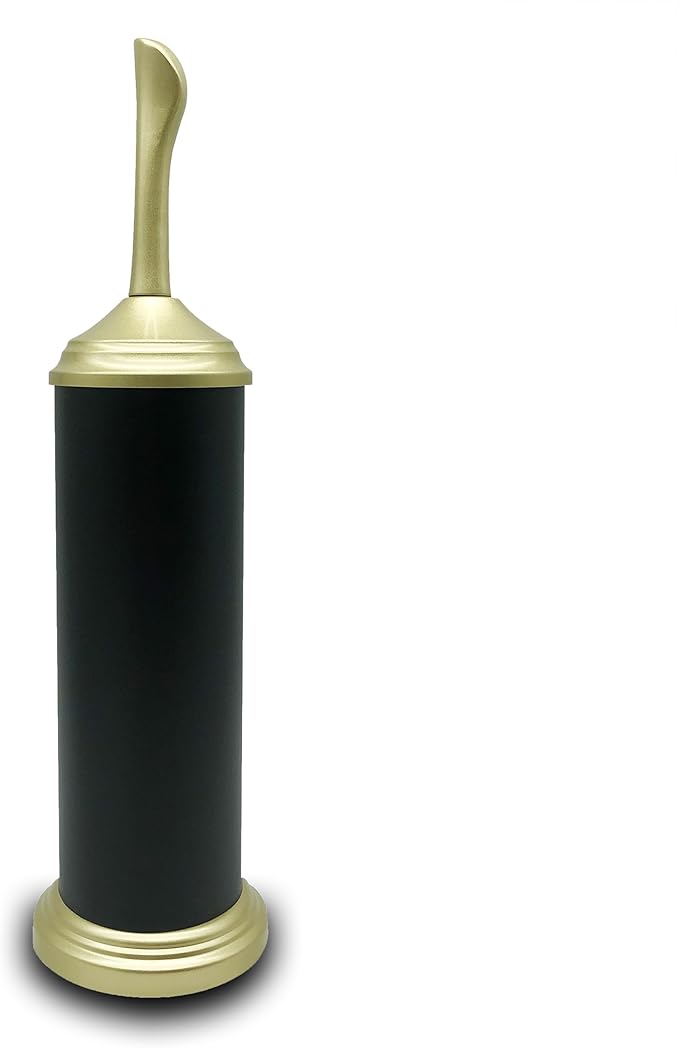 Vince Camuto Toilet Bowl Brush with Holder Durable Bathroom Cleaning Tool Modern Design for Easy Toilet Maintenance Bathroom Cleaner Brush for Efficient Cleaning and Hygiene