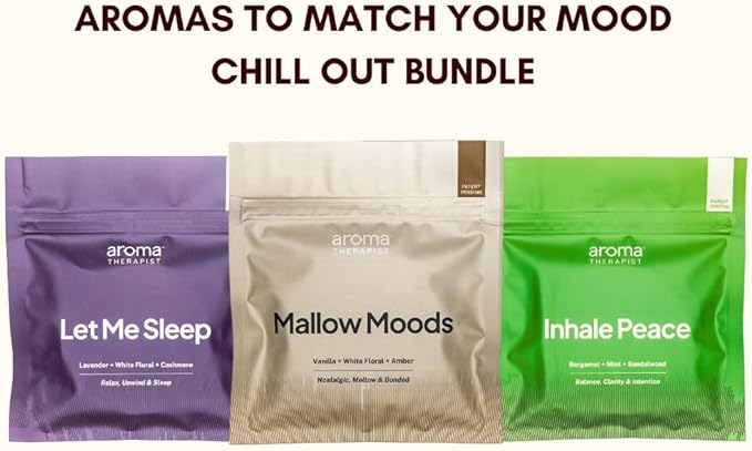 Chill Out AromaPuck 3-Pack Bundle (Inhale Peace Mallow Moods and Let Me Sleep)
