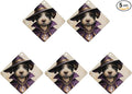 5PCS Car Air Freshener Hanging Personalized Double Sided Wizard Pup Car Fresheners Long Lasting New Cars Scents Cute Automotive Freshies for Closets Drawers (tea)
