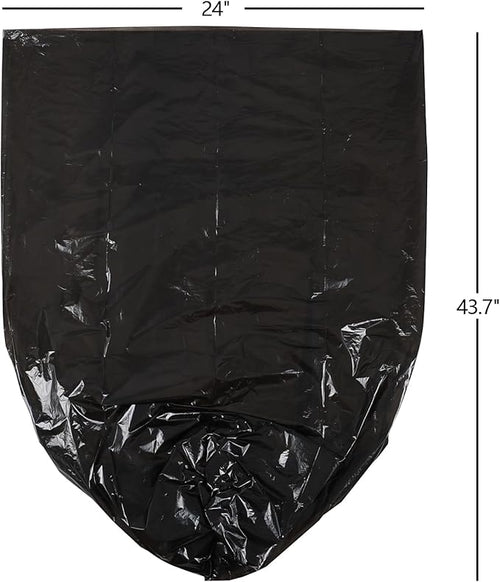 18 Gallons Large Garbage Bags Black Kitchen Trash Bags 100 Counts/1 Roll