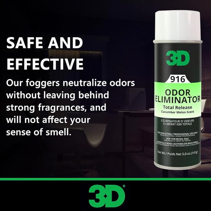 3D Odor Eliminator Fogger Duo – Cucumber Melon &amp Sea Breeze – Total Air Freshener &amp Odor Neutralizer
