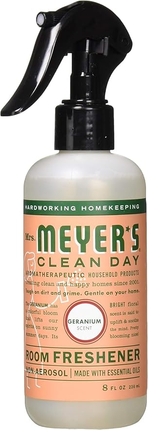 Mrs. Meyers Clean Day Room Freshener Geranium 8 Fluid Ounce (Pack of 3)