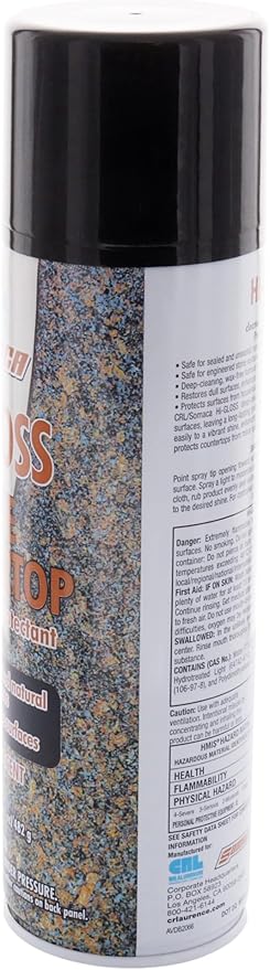Somaca Hi-Gloss Stone Countertop Cleaner - Pack of 3 Cans