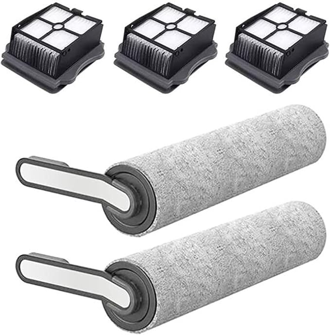 Vacuum Cleaner Accessories Replacement Parts Filter Roller Brush Compatible for Tineco Floor ONE S5 Cordless Vacuum Cleaner Accessories