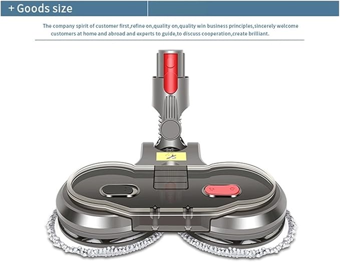 Electric Mop Head Attachment Compatible with Dyson Vacuum Cleaner V7 V8 V10 V11 Including Water Tank
