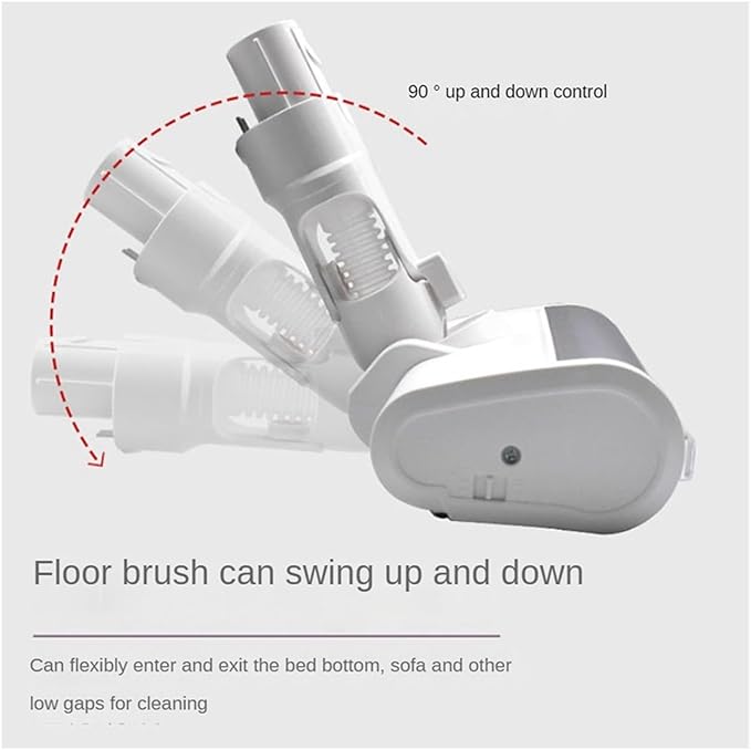 Vacuum Cleaner Electric Floor Brush Light Cleaning BrushCompatible for Xiaomi K10/G10 1CCompatible for Dreame V8/V9B/V9P/V11/G9 mo2005moll
