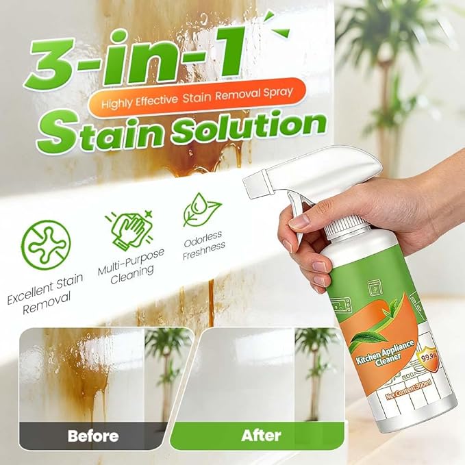 Cleanse Natural Enzyme Formula to Household Appliances 2026 New Clease Multi-Purpose Cleaner Kitchen Cleaner for Kitchen Hood Stove Oven Sink Floor (2pcs)