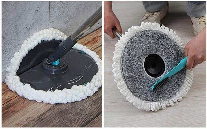 Mop360 Degree Rotating Mop Bucket Home Cleaner with 4 HeadsPlastic