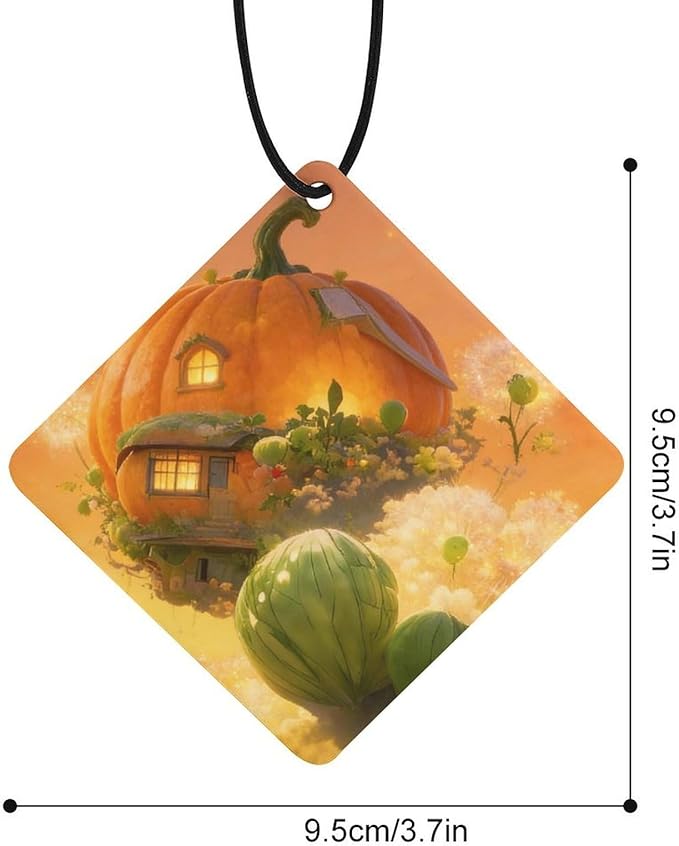 5PCS Car Air Freshener Hanging Personalized Double Sided Witch's Twilight Car Fresheners Long Lasting New Cars Scents Cute Automotive Freshies for Closets Drawers (tea)