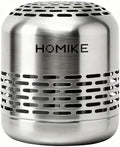 HOMIKE Refrigerator Deodorizer Odor EliminatorLast up to 10 Years for CarClosetShoes CabinetFridge and FreezerOutperforms Baking Soda and Activated Carbon(Stainless Steel)