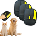 Electrostatic Pet Hair Removal Gloves: Quick Wiping - Reusable &amp Washable for Sofa Clothing Pet Beds Effortless Cats &amp Dogs Hair Remover for Busy Pet Owners (3pcs-Black)