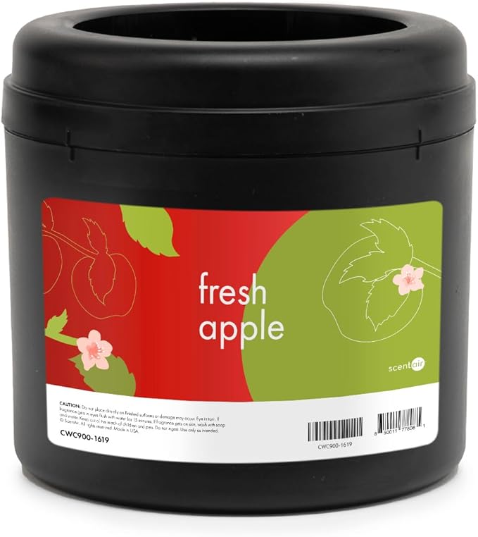 ScentAir Whisper Home Monthly Plug-in Refill Fragrance Cartridge for Home and Office Fresh Apple