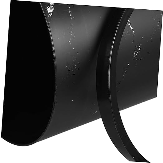 ABOOFAN Large Capacity Marble Pattern Wastebasket with Press Ring Round Plastic Garbage Bin for Bathroom Office and Bedroom Use Modern Design Trash Container