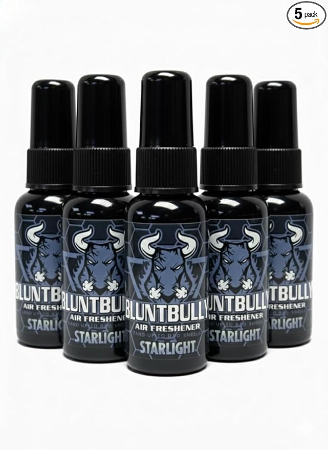 Air Freshener (Stardust) (5 Pack) Premium Oil Based Air Freshener Spray. Long-Lasting Room Bathroom Office &amp Car Scent | Eliminates Odors from Smoke Pets &amp More