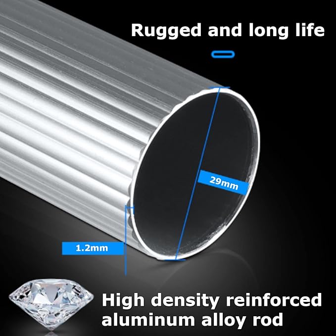 Window Cleaning Tool Kit Window Cleaning Pole Rinse Bar Brush Window Washer Combo Window Washing Equipment for Car Indoor Outdoor High Windows30Cmbrush-26Ft/8M/55Cmbrush/26Ft/8M