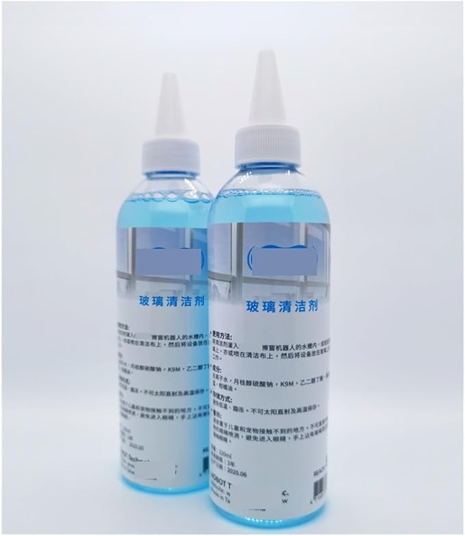 Glass Cleaning Solution Window Cleaning Solution. Compatible for HOBOT 2S Window Cleaning Robot 188 388 Glass Cleaning Robot Accessories(2PCS)