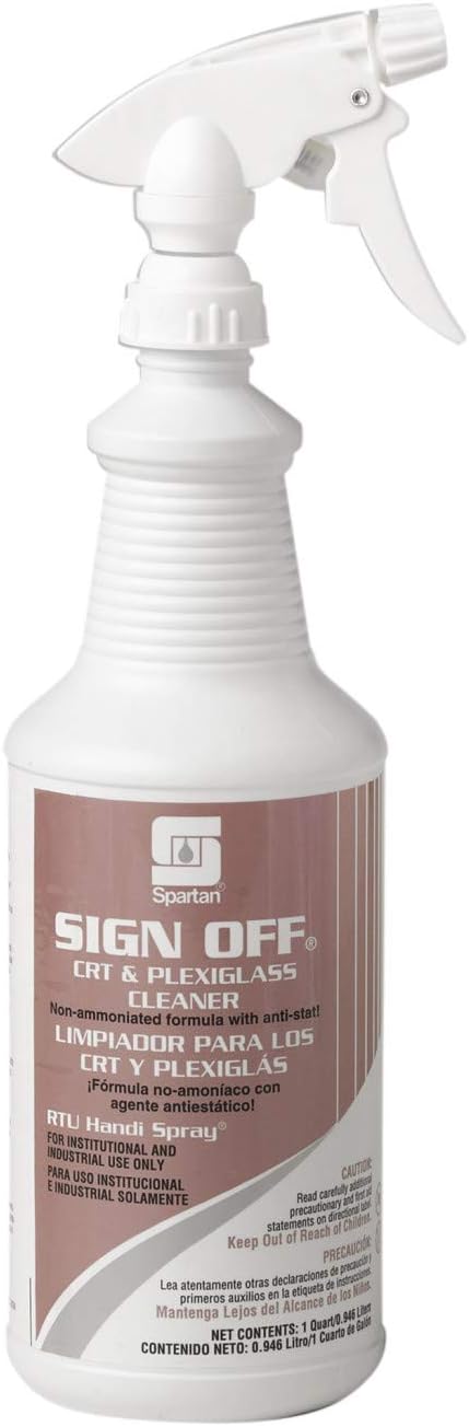 SPARTAN Sign Off RTU Handi Spray Cleaner - Qt 12/cs