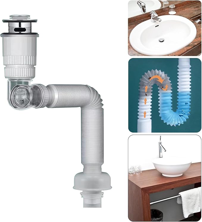 ABS Rotating Drain Pipe Prevents Odor Backflow Multifunction Not Odor For Home Hotel &amp Public Restroom Use Easy Installs