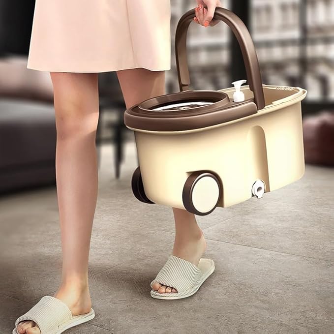 Rotating Mop Bucket Pressure with Wheels Floor