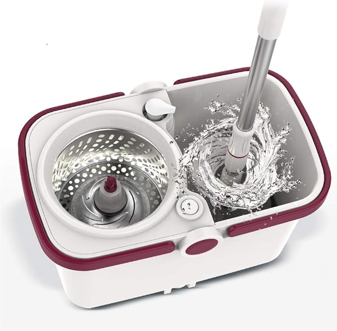 Microfiber Spin Mop Bucket Floor Cleaning System