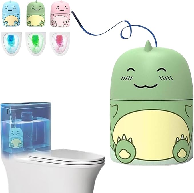 Toilet Cleaner &amp Toilet Deodorizer Cute Cartoon Bowl Cleaner with Ocean Jasmine And Peach Scent - Long Lasting Deodorizing