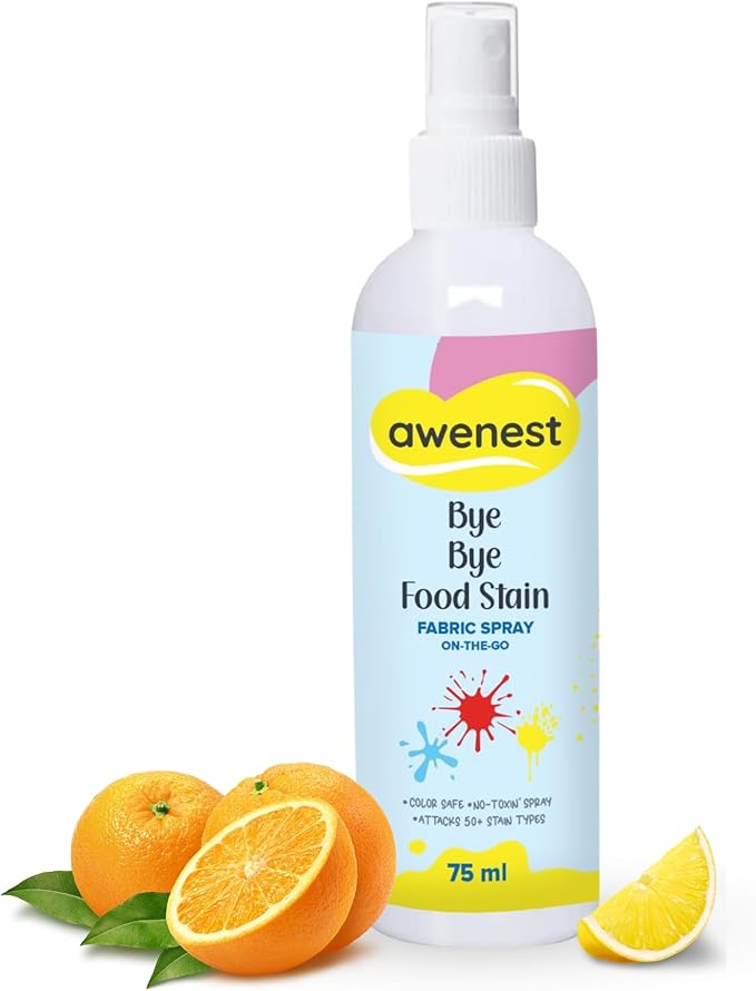 Bye Bye Stain - Instant Stain Remover Fabric Spray | Toxin-free | 50+ Stains | Easy to Carry | Plant-based