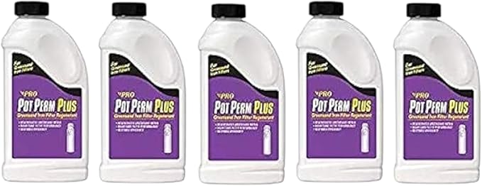 Pro Products (KP02N) Pot Perm Plus Greensand Iron Filter Regenerant - Perm Solution for Removing Iron and Manganese (5-PACK)