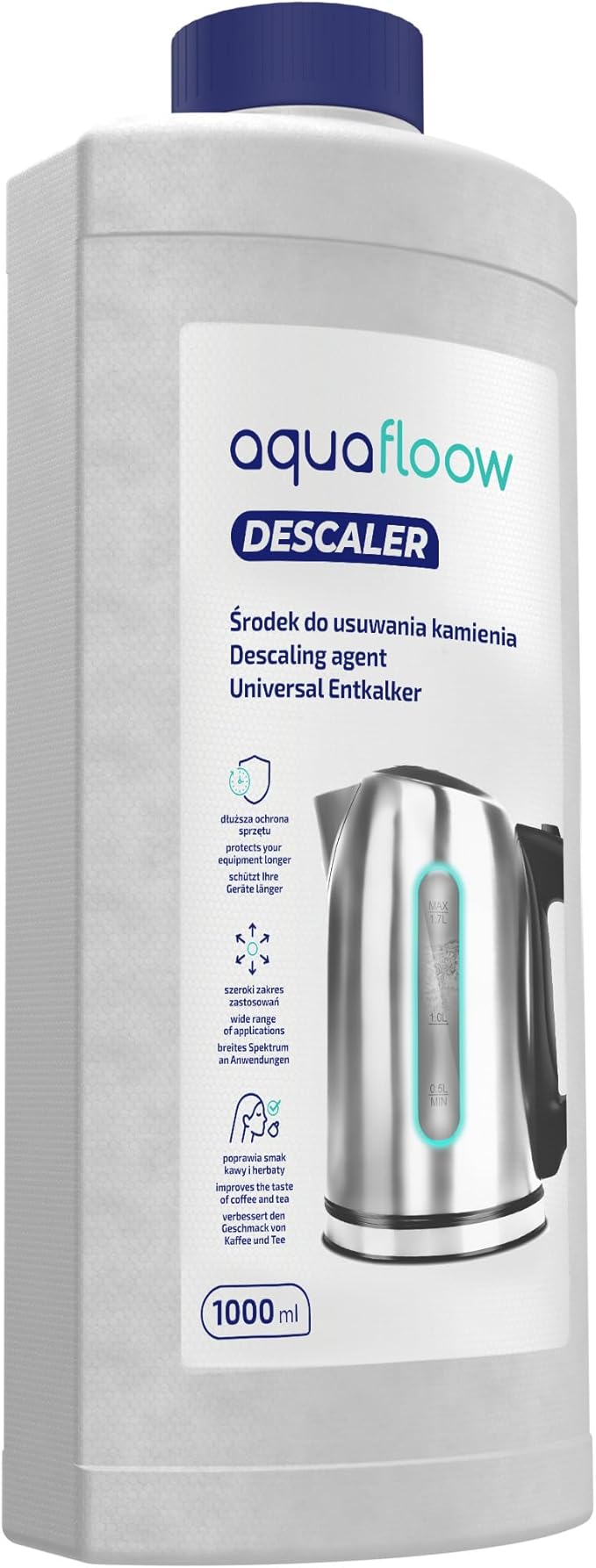 Universal Liquid Descaler for Fully Automatic Coffee Machines 1 L | Coffee Machines Descaler Liquid | Descaling &amp Cleaning Universal Cleaner Coffee Machine &amp For Irons &amp Kettles