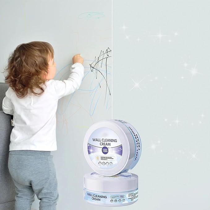 2pcs Multi-Purpose Wall Cleaning &amp Conditioning Cream All Purpose Cleaning Paste Kit Wall Cleaning Cream Pen Ink Stain Remover from Wall for Walls Ceiling