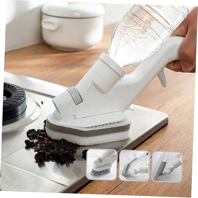 Generic Grout Cleaner for Tile Floors Multi-Function Water Floor Brush Bathroom Glass Brush Tile Gap Cleaning Set