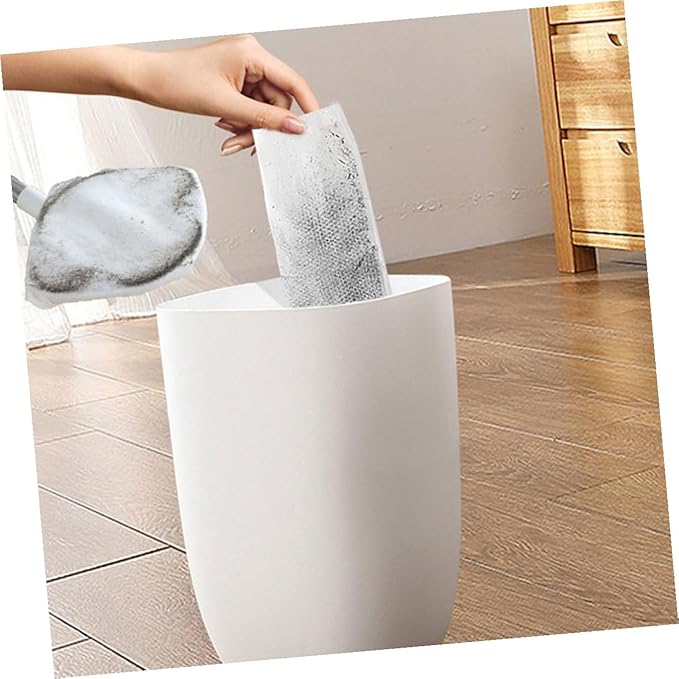 Artibetter Rotatable Dust Mop Set with Reusable Dry Cloth Triangle-Shaped Electrostatic Floor Mop for Hardwood and Tile Cleaning for Home and Office Use