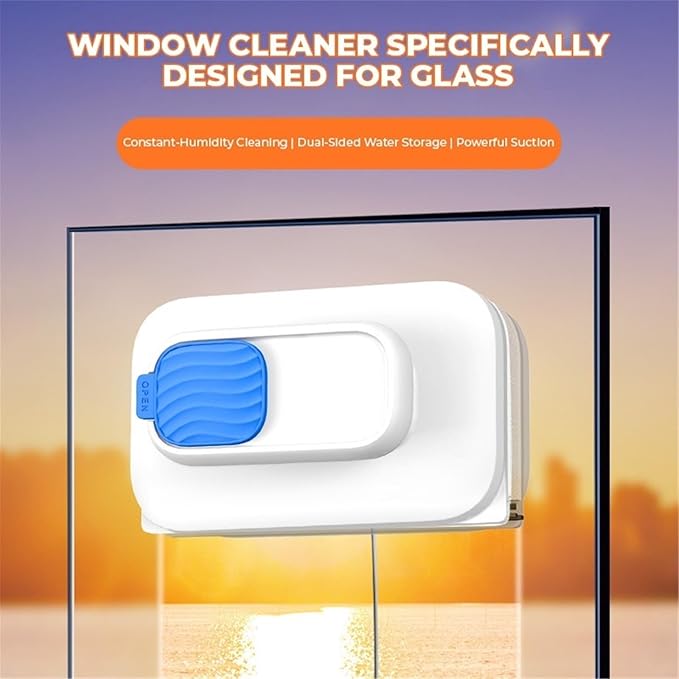 Double-Sided Window Cleaner Glass Wiper Magnetic Window Cleaner Glass Wiper Cleaning Tools for High-Rise Window Car ﻿(25-35MM)