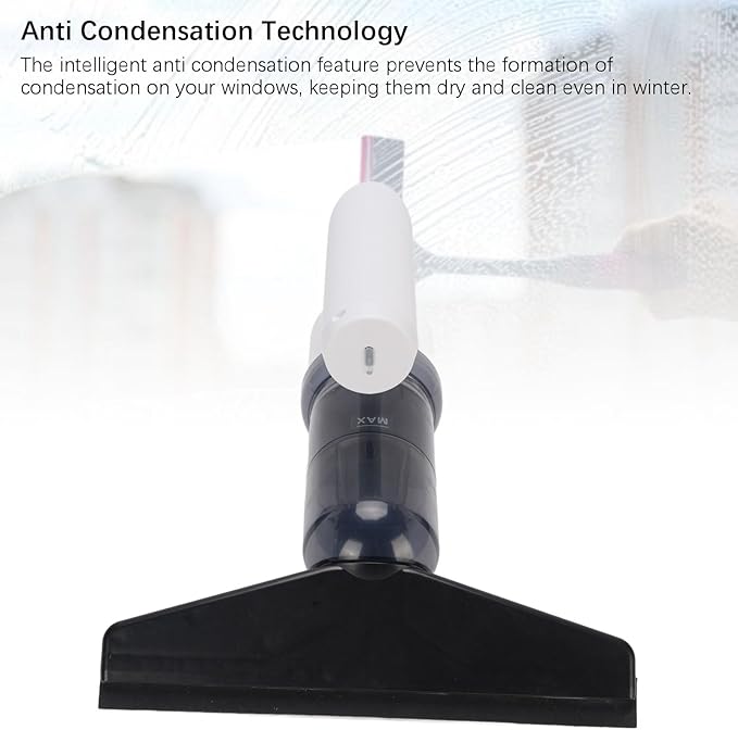 Automatic Window Cleaner Electric Design Water Absorption Anti Condensation for Glass Anti Fog Safety Features Li Battery 2000mAh (1#)